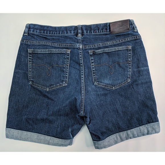Ralph Lauren cuffed jean shorts size 14 - Picture 2 of 8